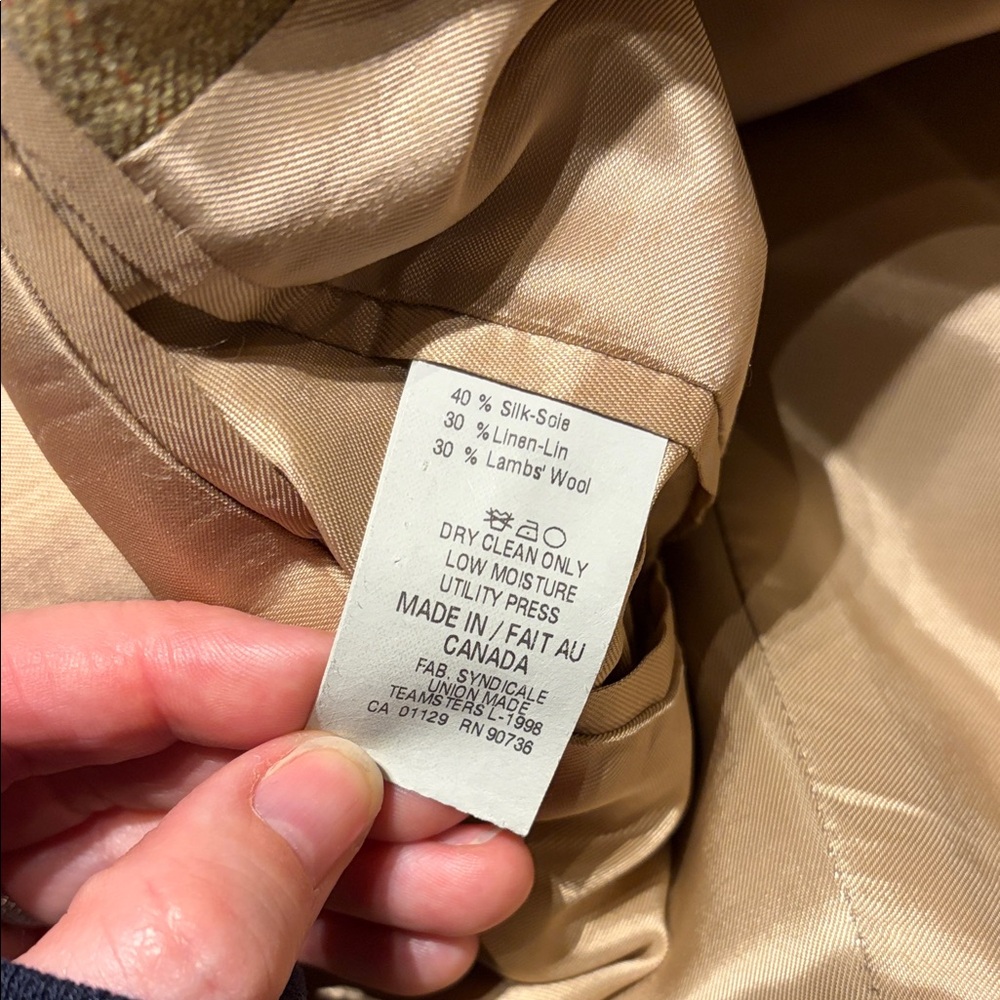 Lauren Ralph Lauren Women’s Blazer 40% Silk 30% Linen 30% Lamb’s Wool - Picture 3 of 6